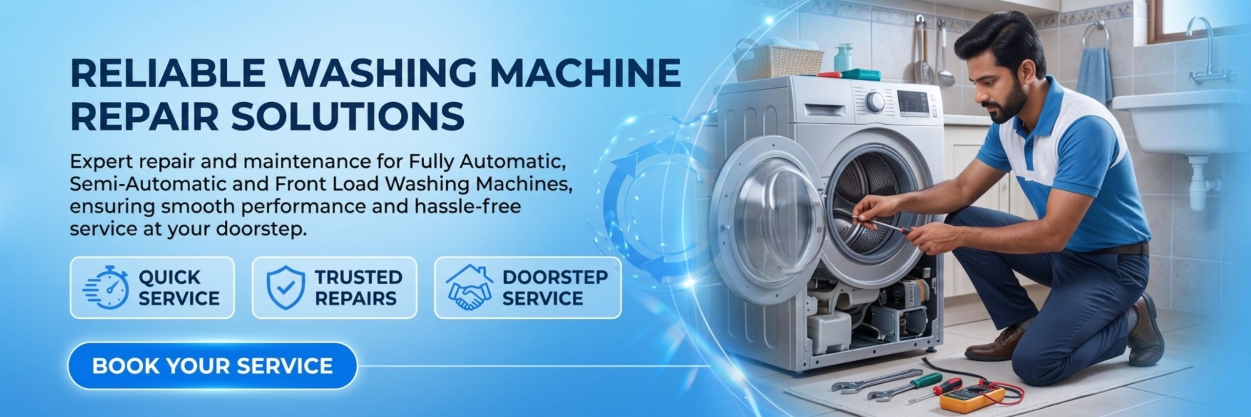 Reliable washing machine repair solutions